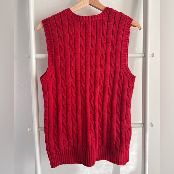 Vintage Oversized Knit Vest - Picture 4 of 4
